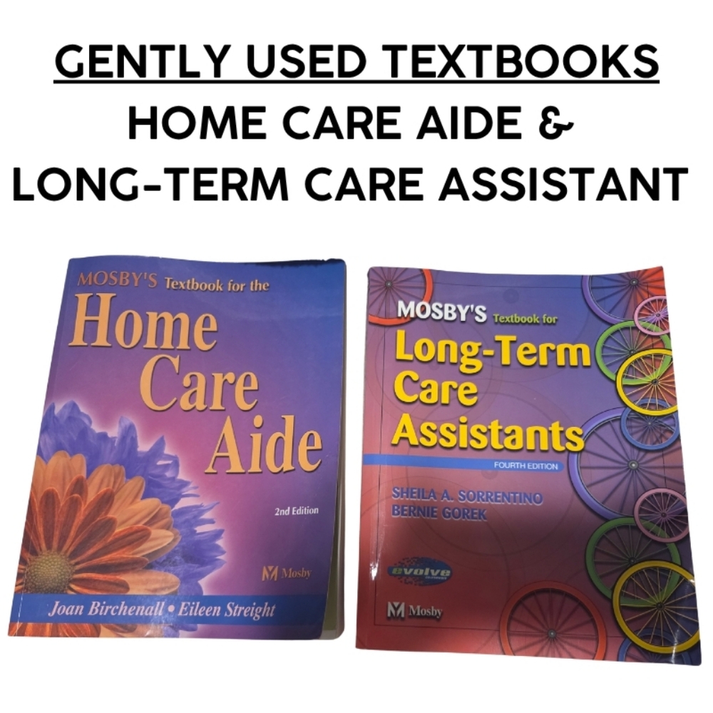 Home Care Aide & Long-Term Care Assistant Gently Used Textbooks